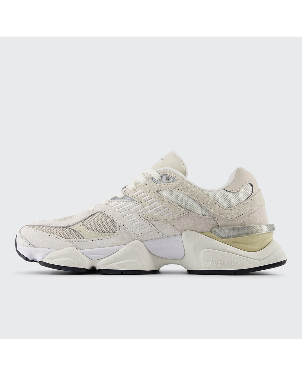Sapatilhas Casual de Mulher 960 Branco/Bege-4