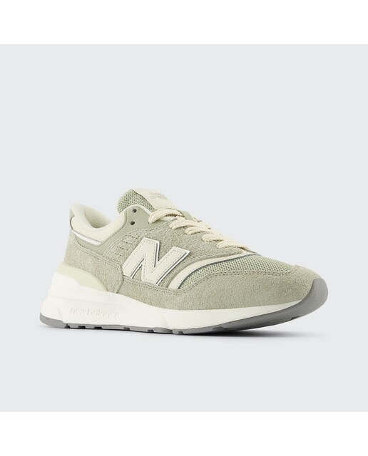 Sapatilhas casual de mulher 997 New Balance Verde / Bege-2