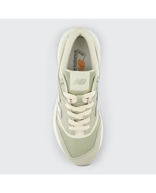 Sapatilhas casual de mulher 997 New Balance Verde / Bege-3