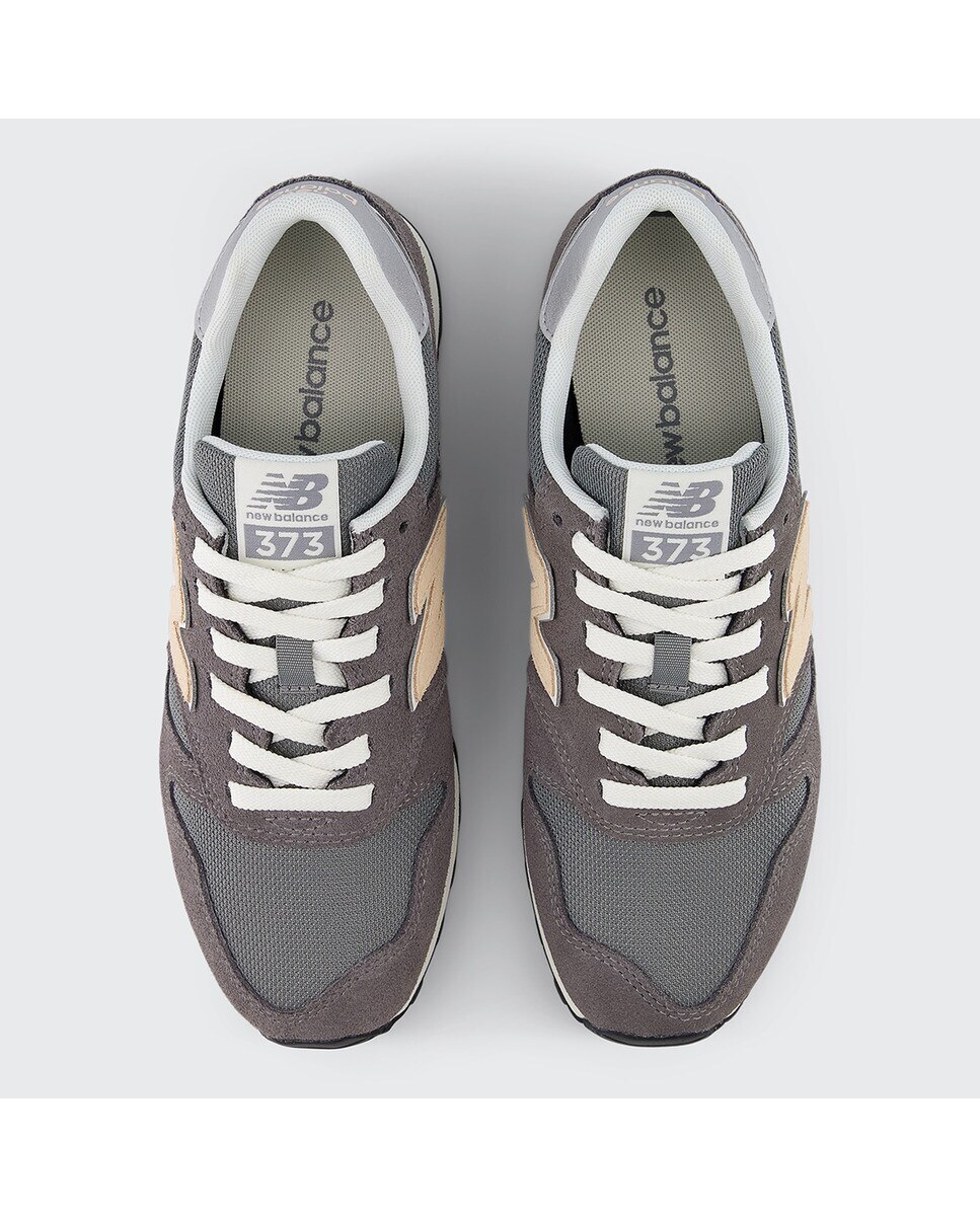 Sapatilhas casual de mulher 373 New Balance Castanho / Cinzento-2