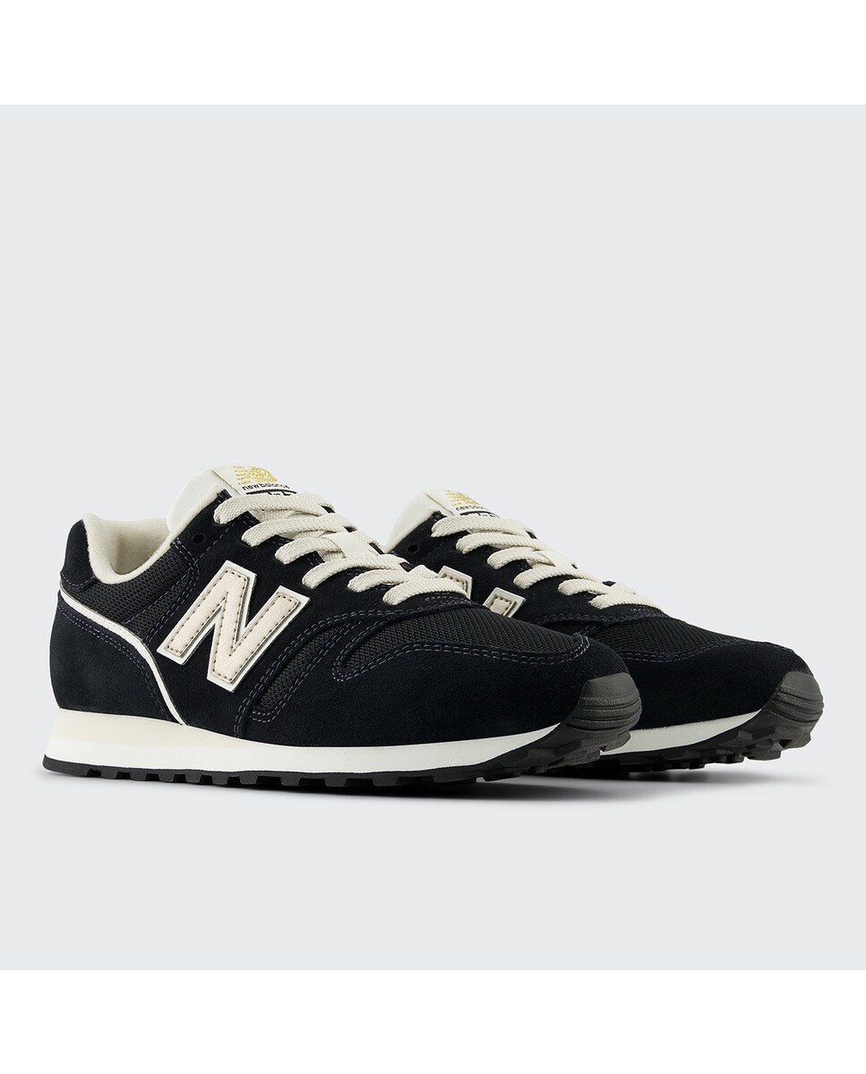 Sapatilhas casual de mulher 373 New Balance Preto / Bege-2