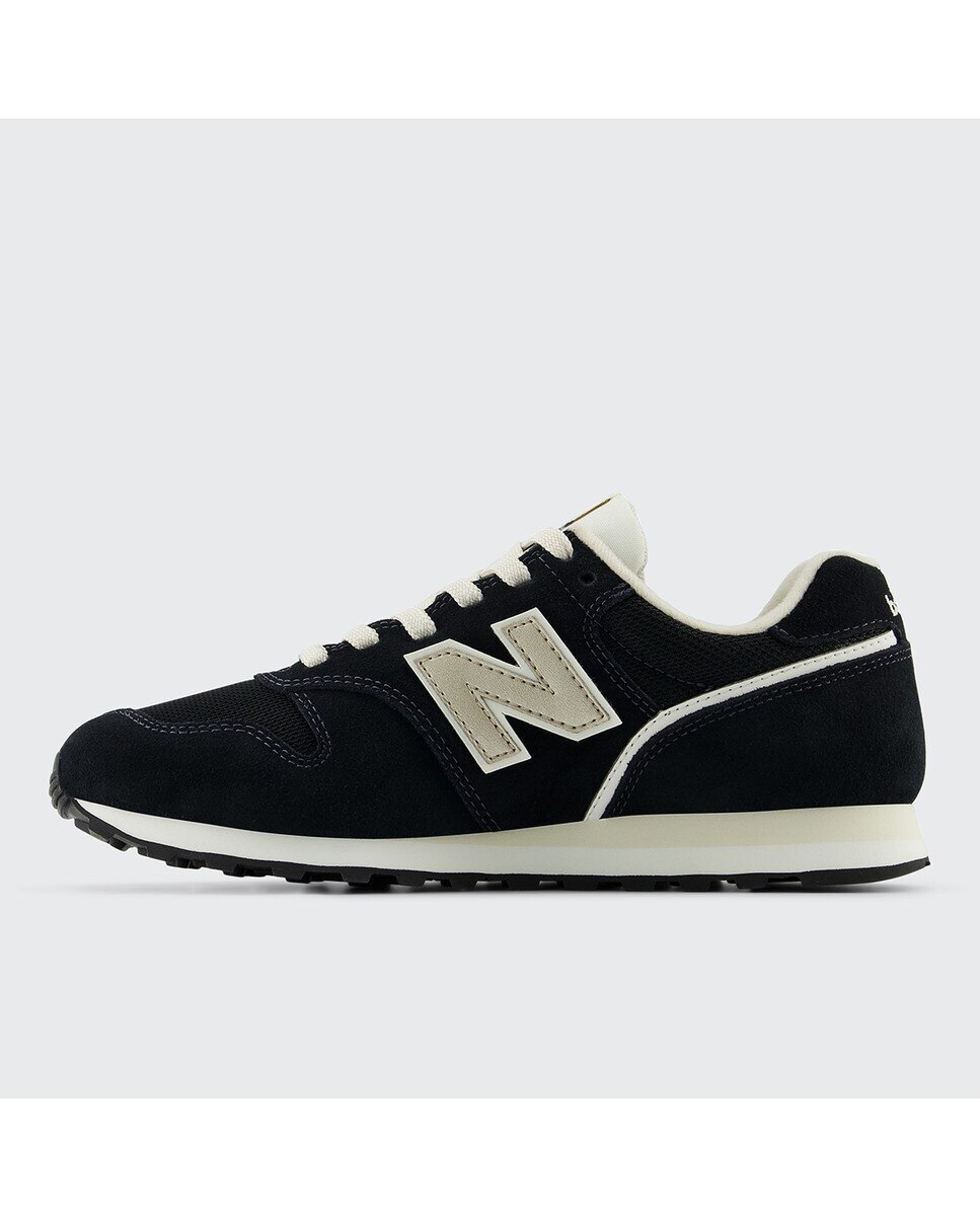Sapatilhas casual de mulher 373 New Balance Preto / Bege-4