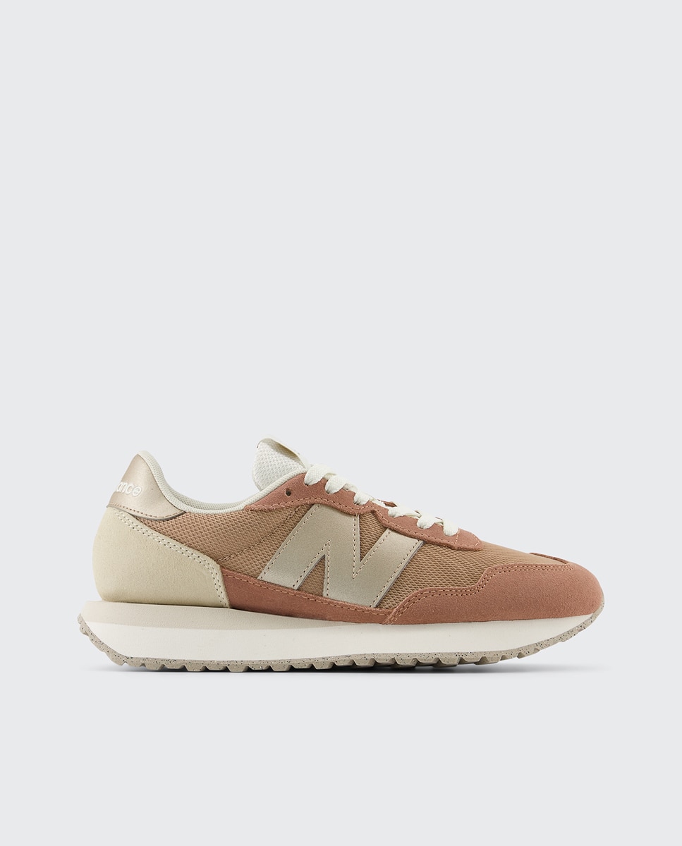 Sapatilhas casual 237 Coral / Ouro-1