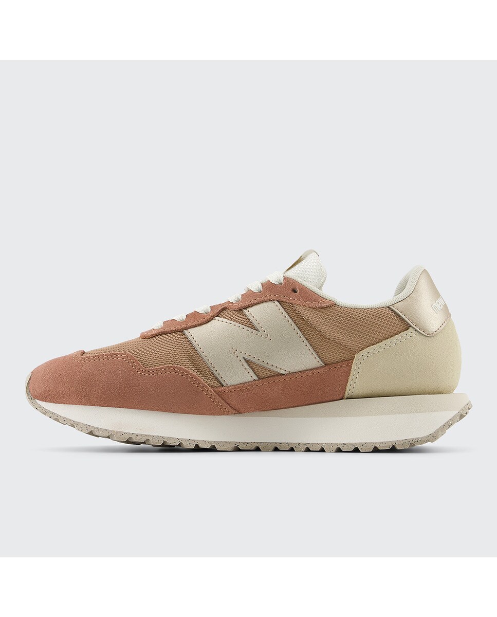 Sapatilhas casual 237 Coral / Ouro-4