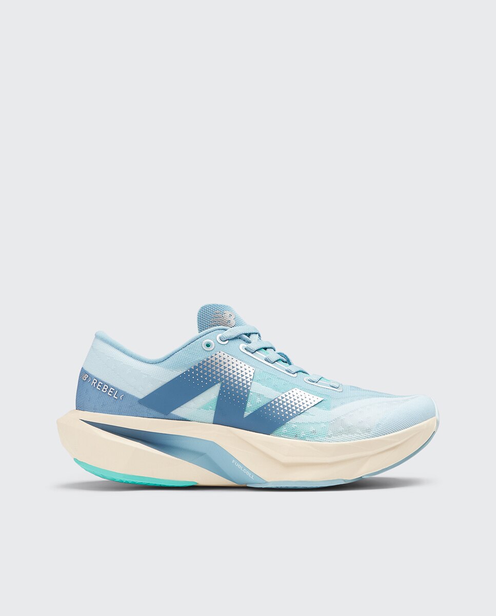 Sapatilhas de Running de Mulher FuelCell Rebel v4 Azul Céu-1