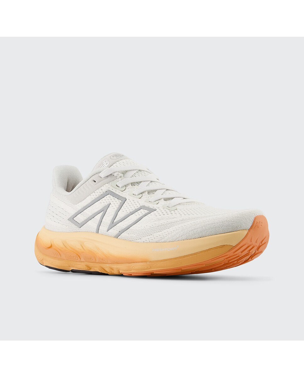 Sapatilhas de Running de Mulher Vongo Branco / Laranja-2