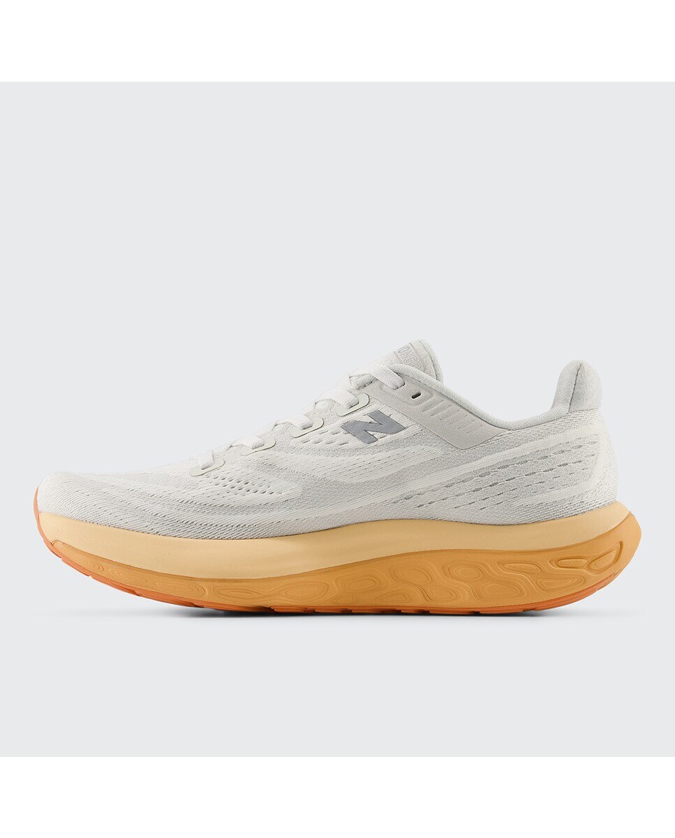 Sapatilhas de Running de Mulher Vongo Branco / Laranja-4