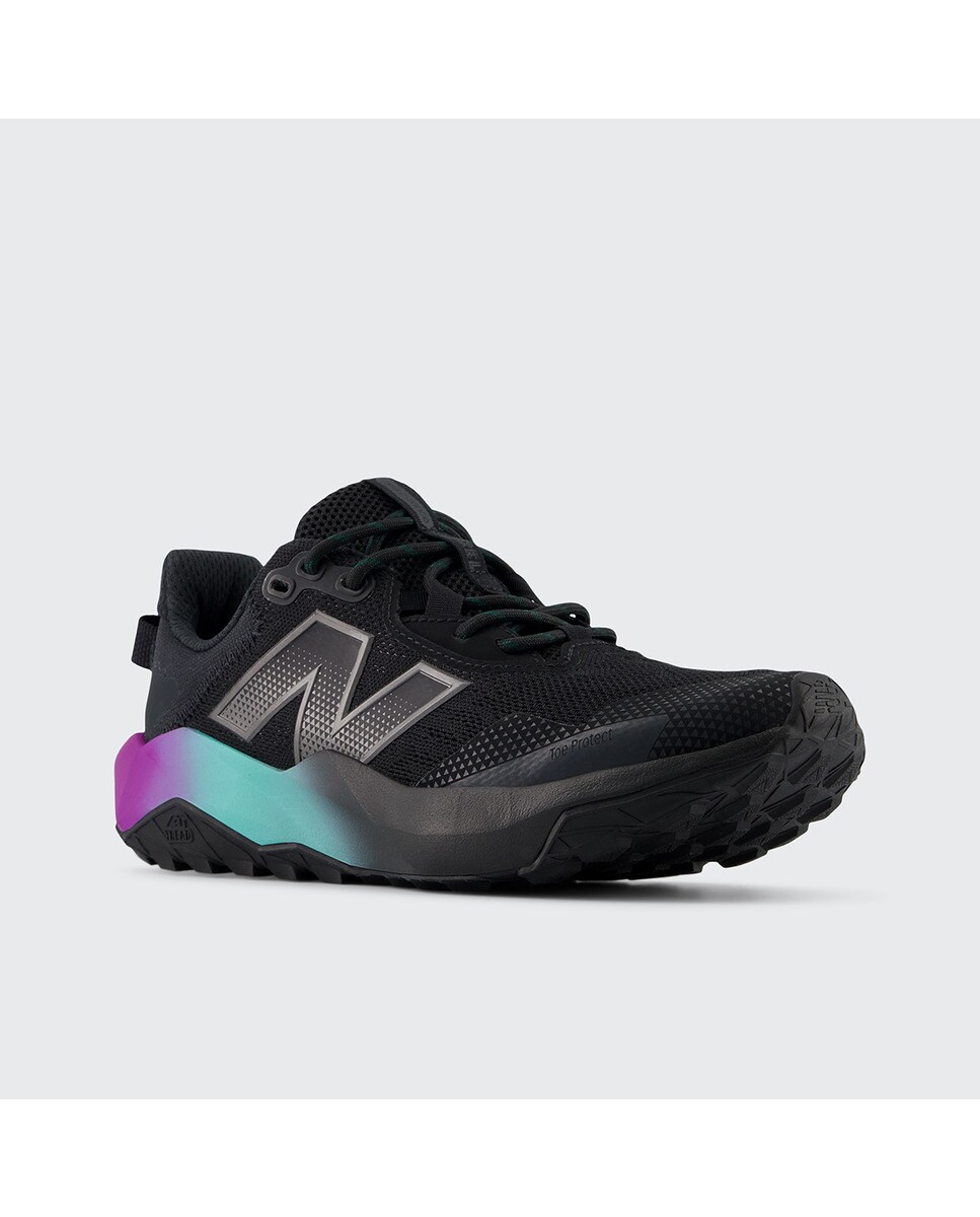 Sapatilhas Trail de Mulher DynaSoft Nitrel v6 Preto / Multicolor-2