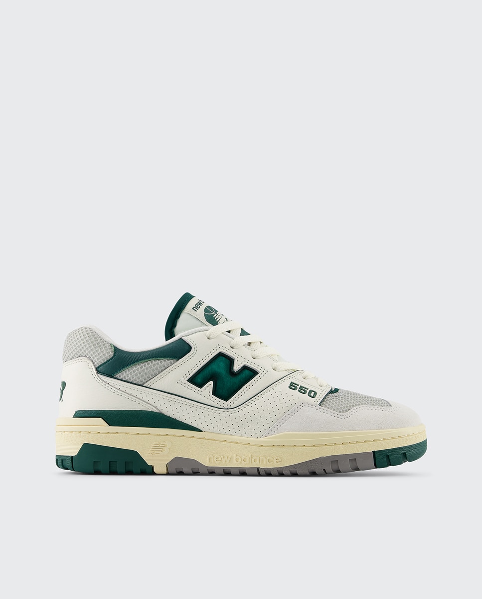 Sapatilhas casual unissexo 550 New Balance Branco / Verde-1