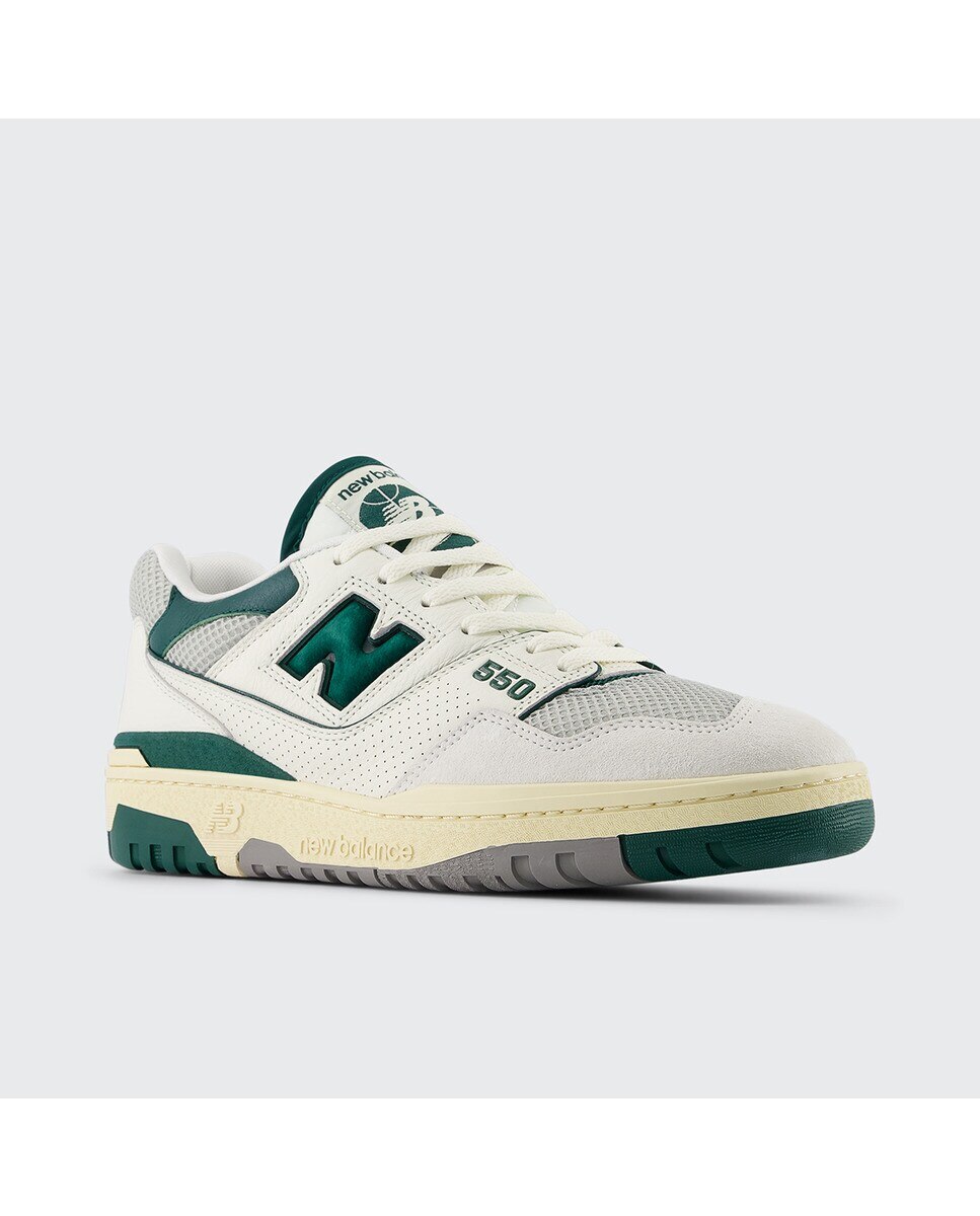 Sapatilhas casual unissexo 550 New Balance Branco / Verde-2
