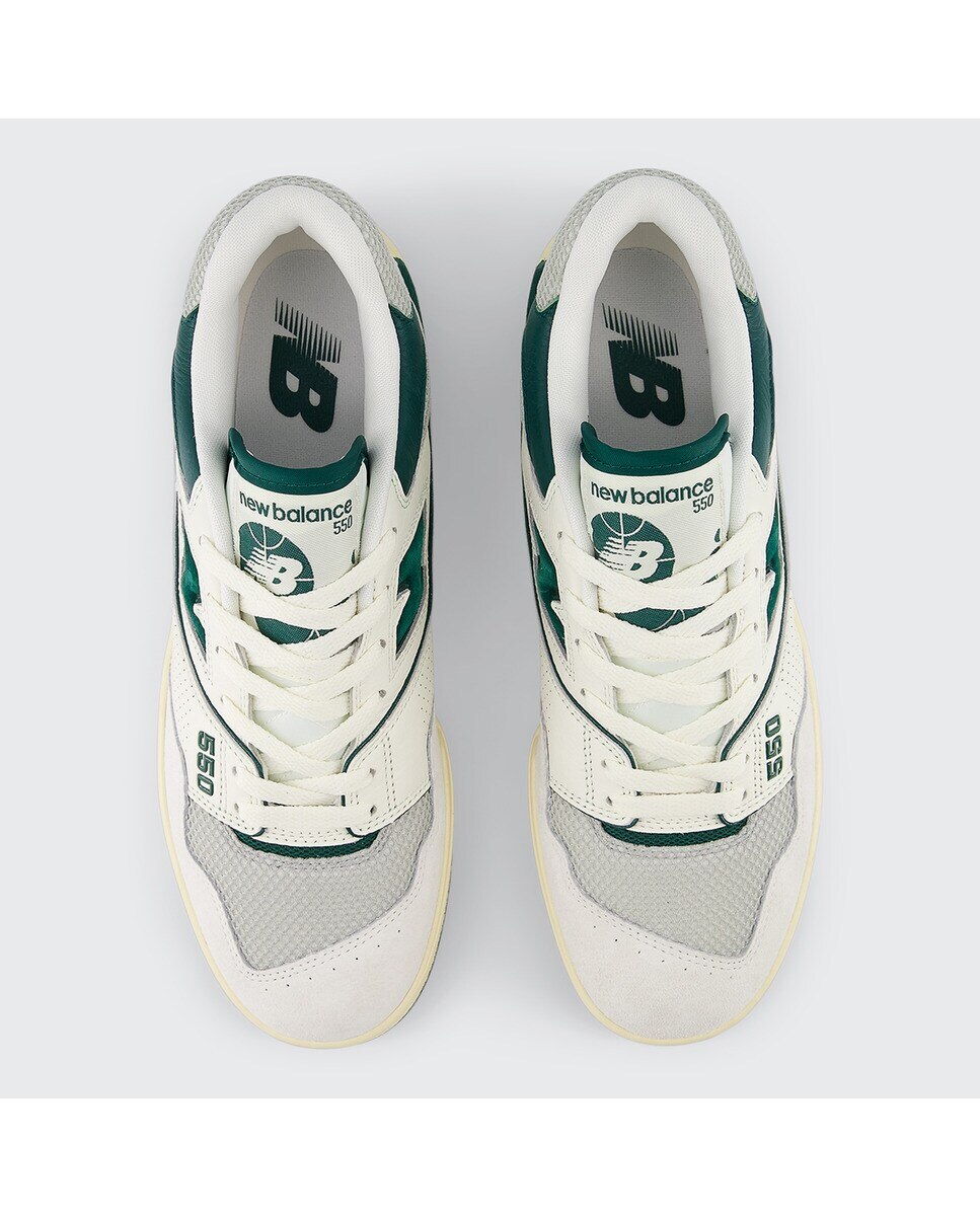 Sapatilhas casual unissexo 550 New Balance Branco / Verde-3