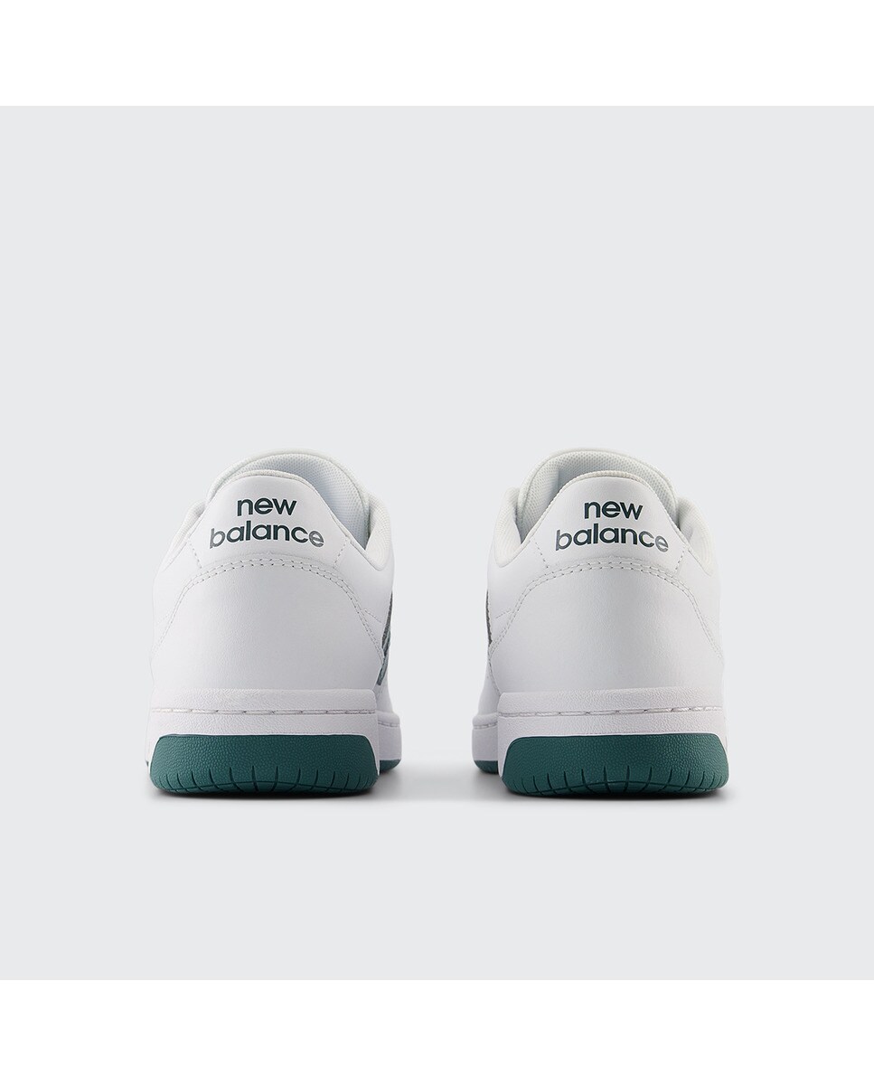 Sapatilhas Casual Unissexo BB80 Branco / Verde-4