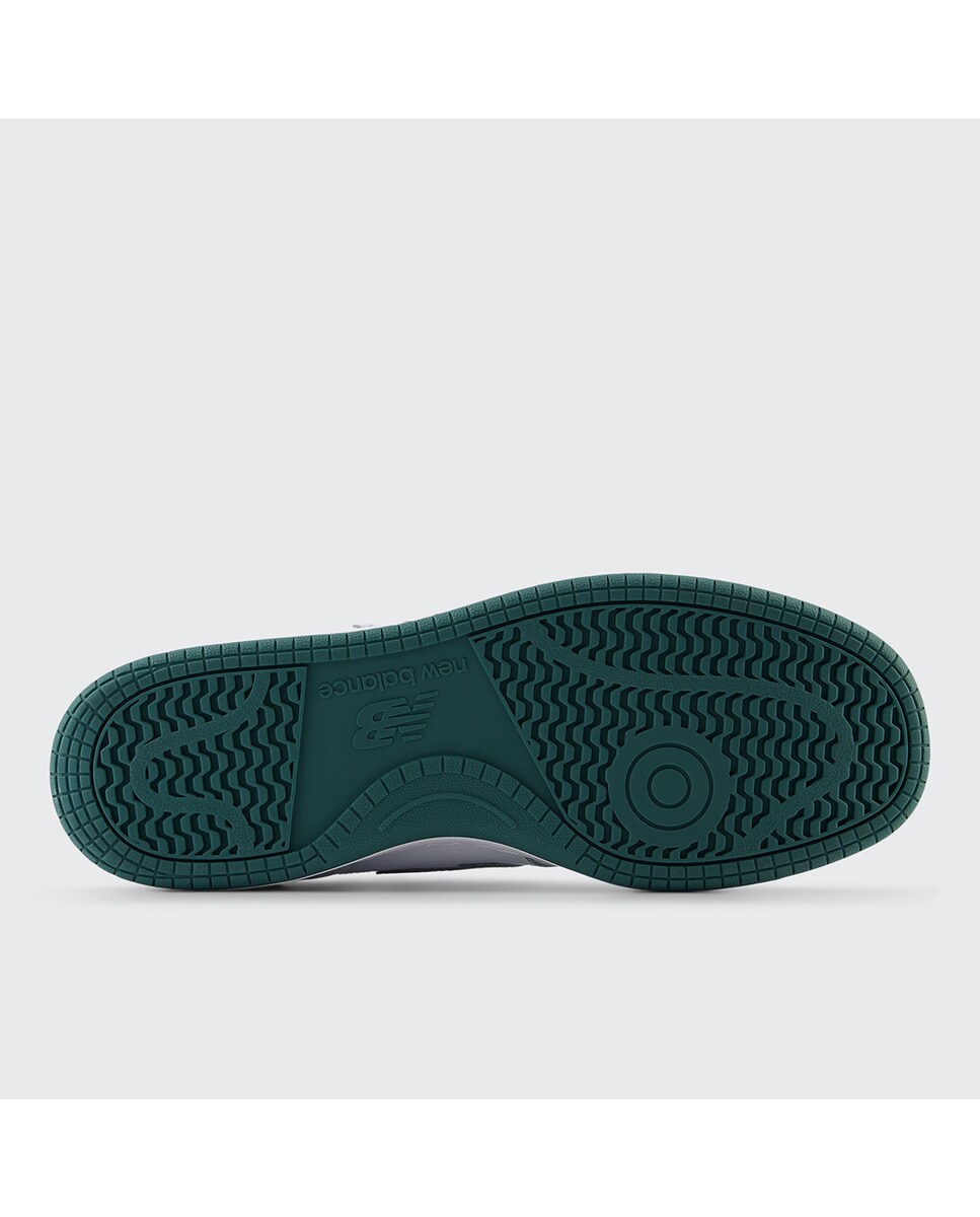 Sapatilhas Casual Unissexo BB80 Branco / Verde-5