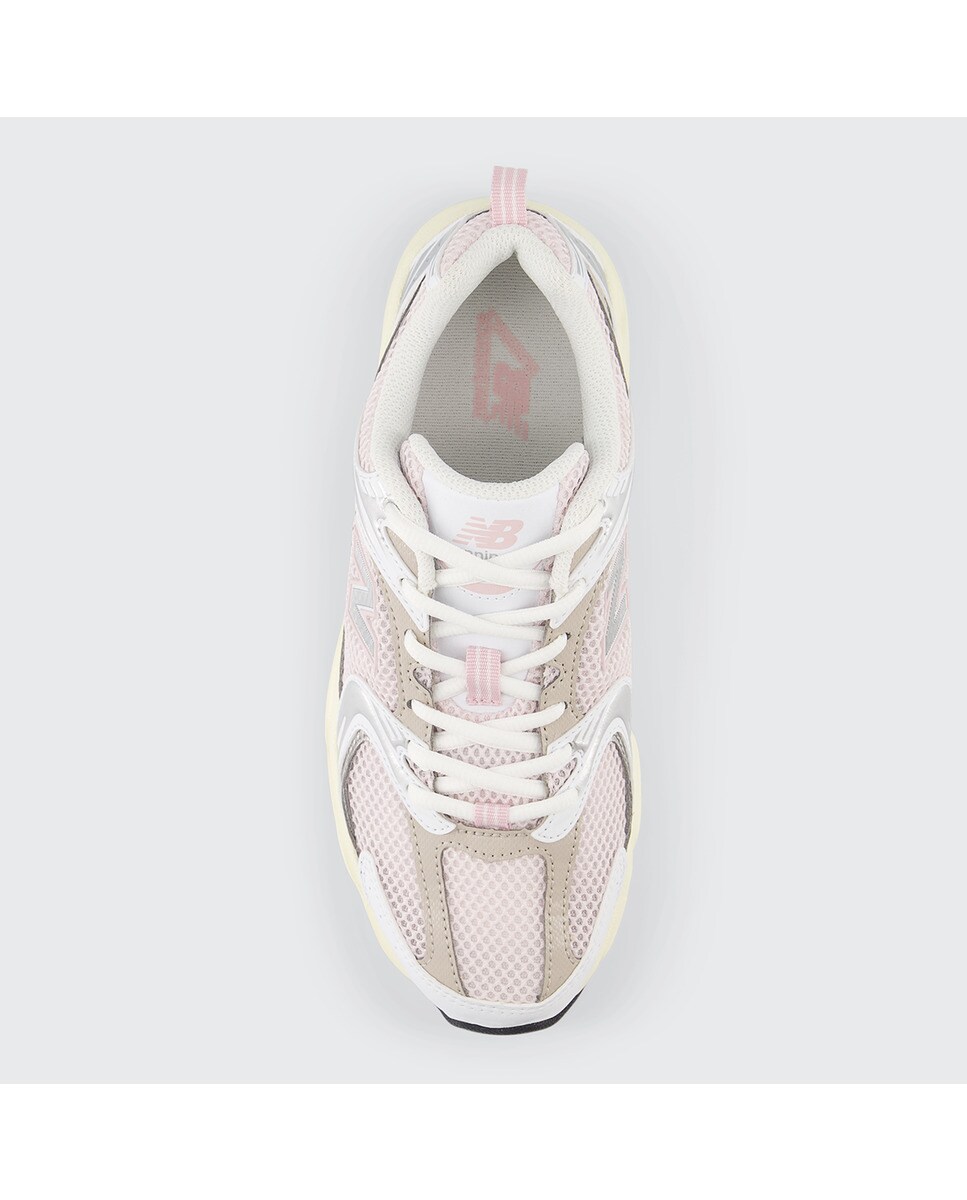 Zapatillas casual de mujer 530 New Balance - Blanco / Rosa Blanco / Rosa-3