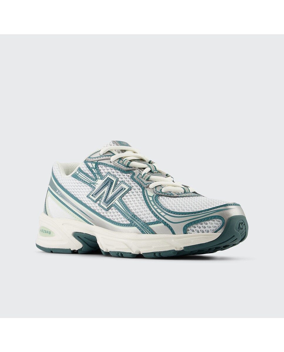 Sapatilhas Casual Unissexo 740 Branco / Verde-2