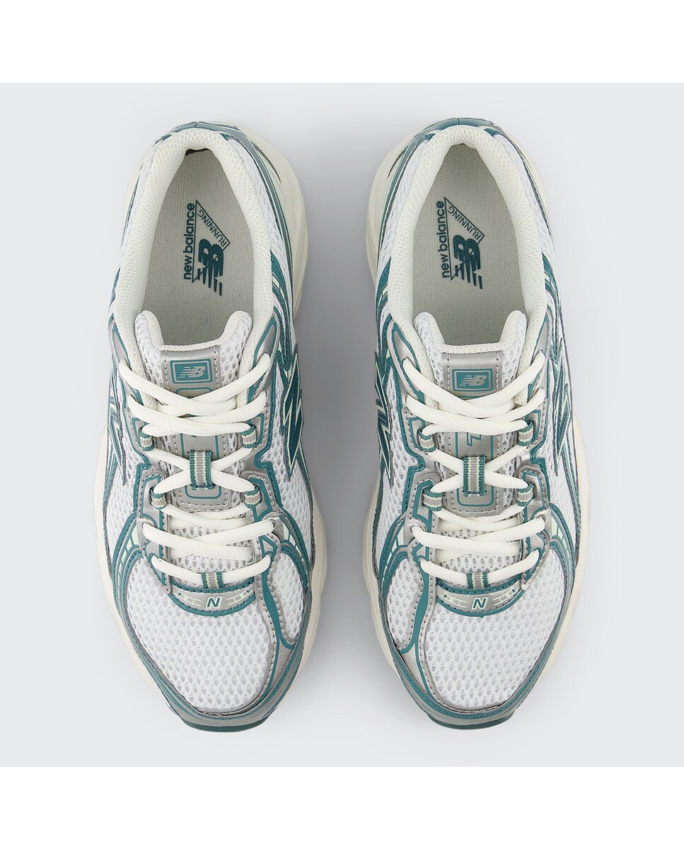 Sapatilhas Casual Unissexo 740 Branco / Verde-3