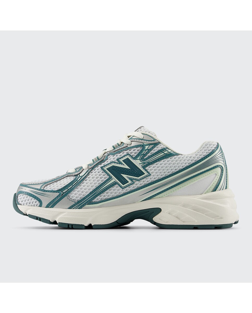 Sapatilhas Casual Unissexo 740 Branco / Verde-4