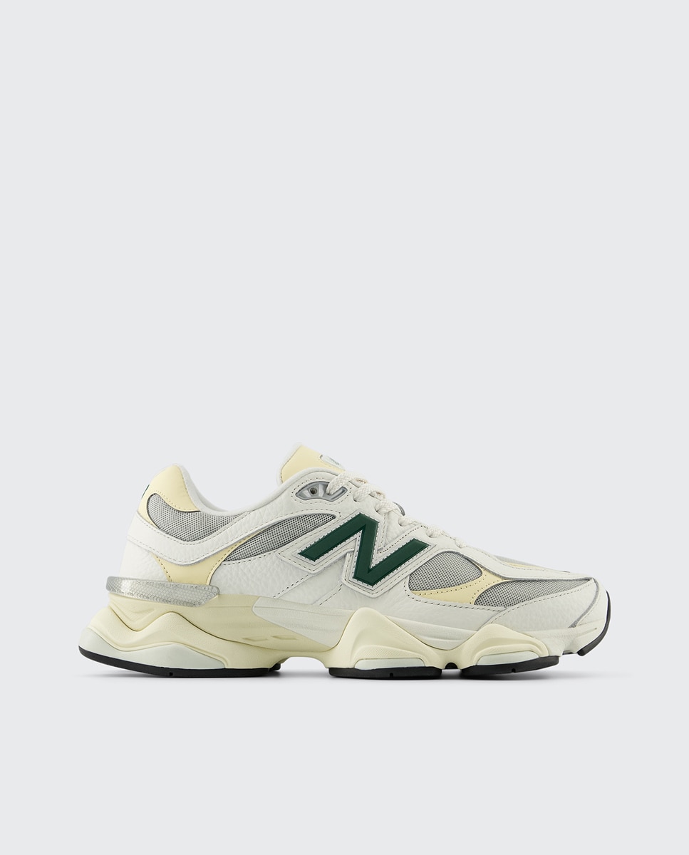 Sapatilhas Casual Unissexo 9060 Branco / Verde-1