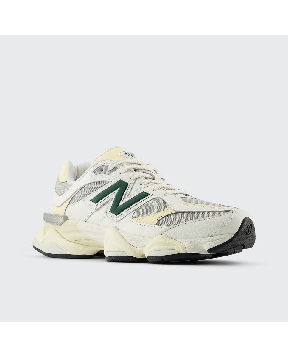 Sapatilhas Casual Unissexo 9060 Branco / Verde-2