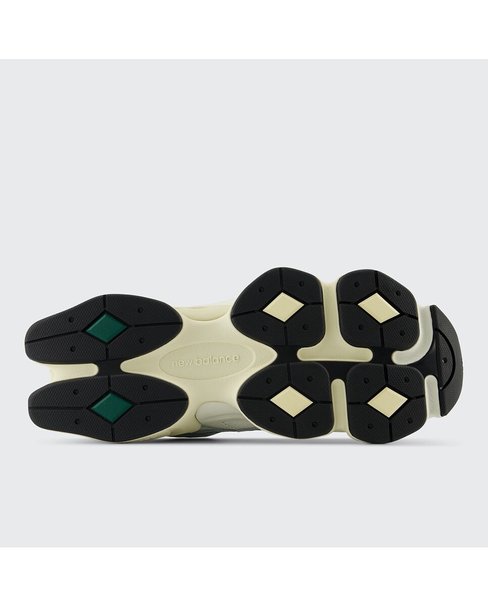 Sapatilhas Casual Unissexo 9060 Branco / Verde-6