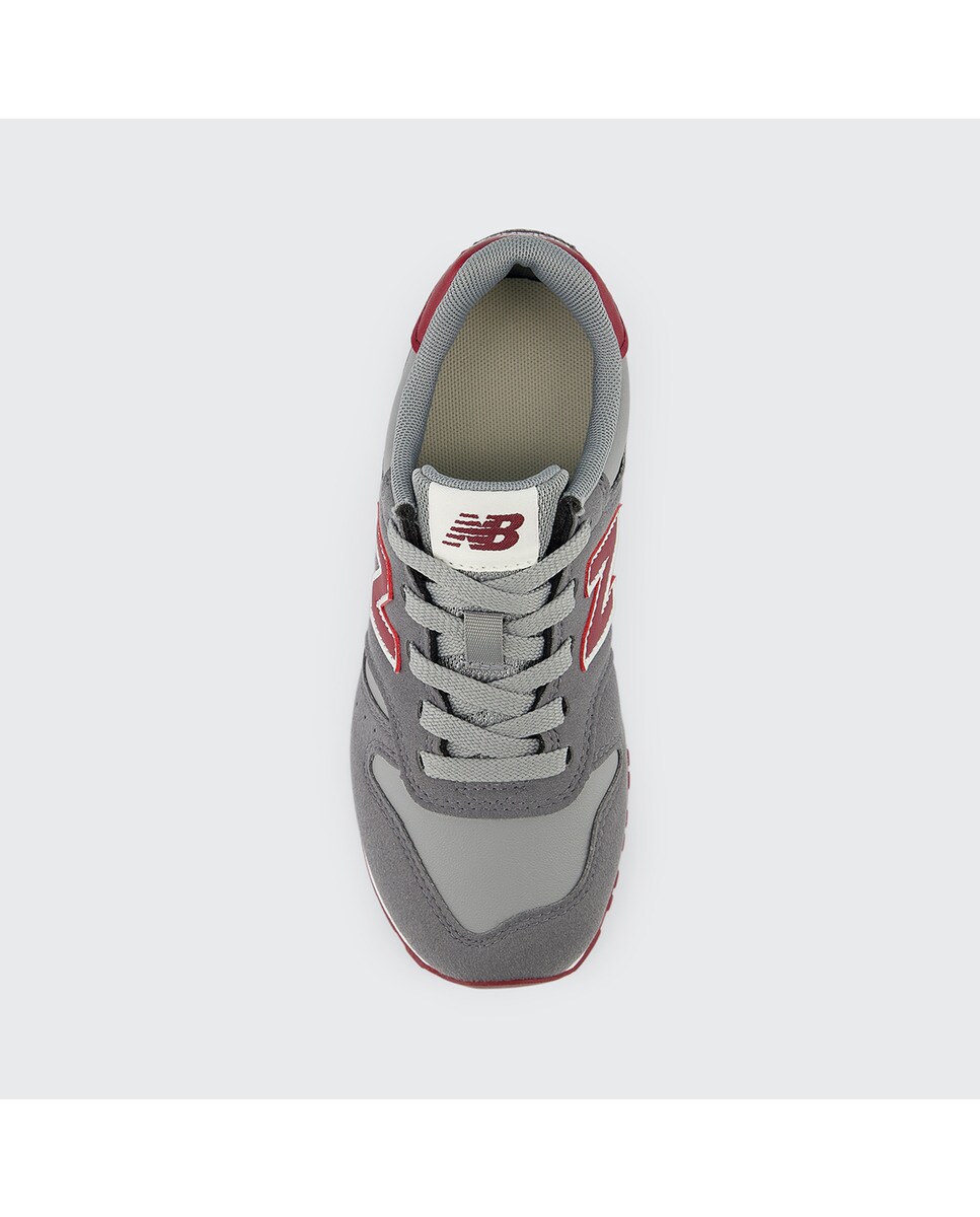 Sapatilhas casual de menino 373 New Balance Cinza / Grená-3