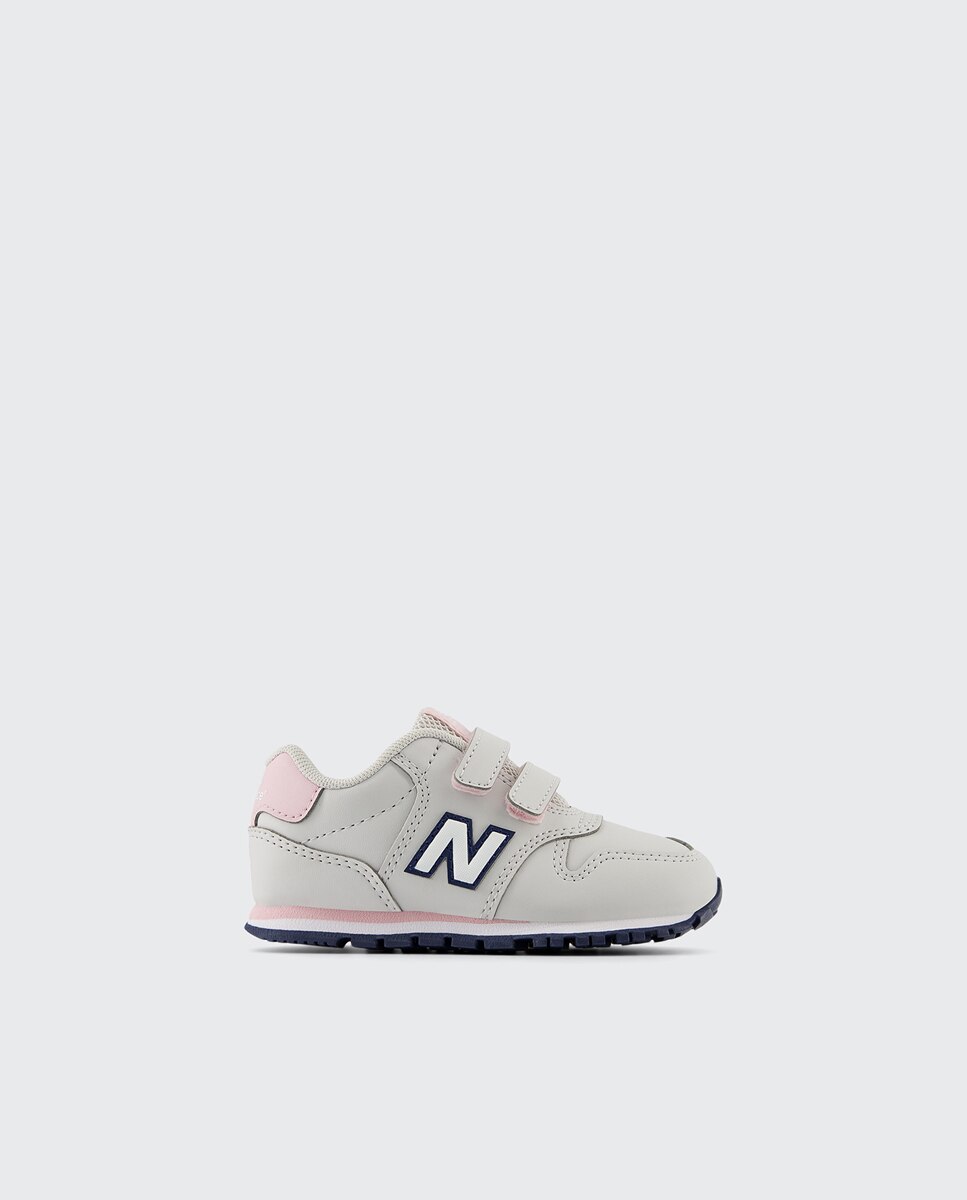 Sapatilhas casual de criança 500 New Balance Cinzento Claro / Rosa-1