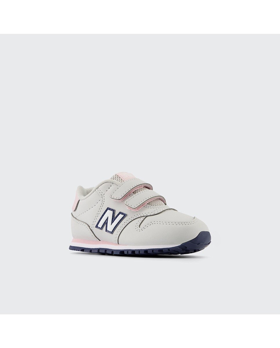 Sapatilhas casual de criança 500 New Balance Cinzento Claro / Rosa-2