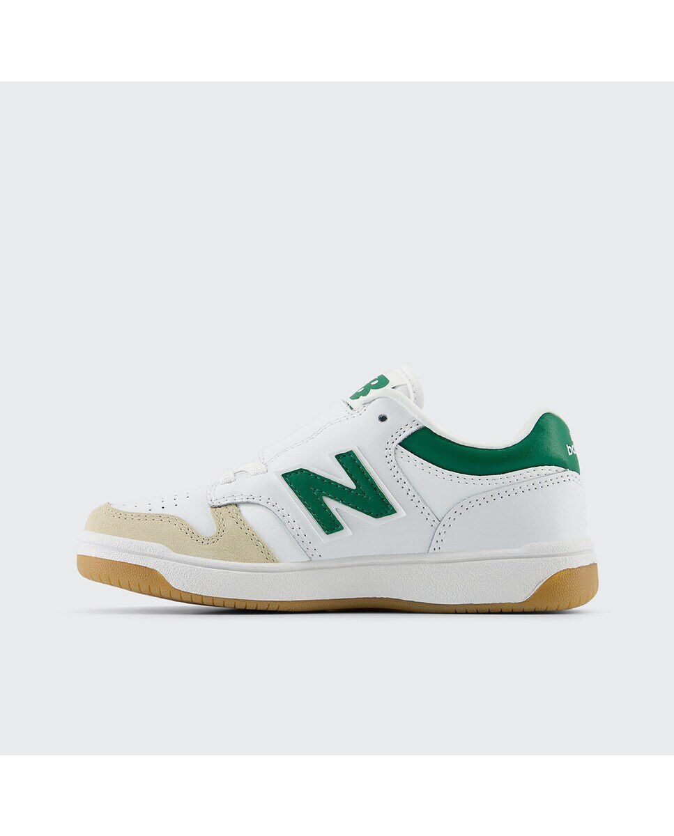 Sapatilhas Casual de Criança 480 Branco / Verde-4
