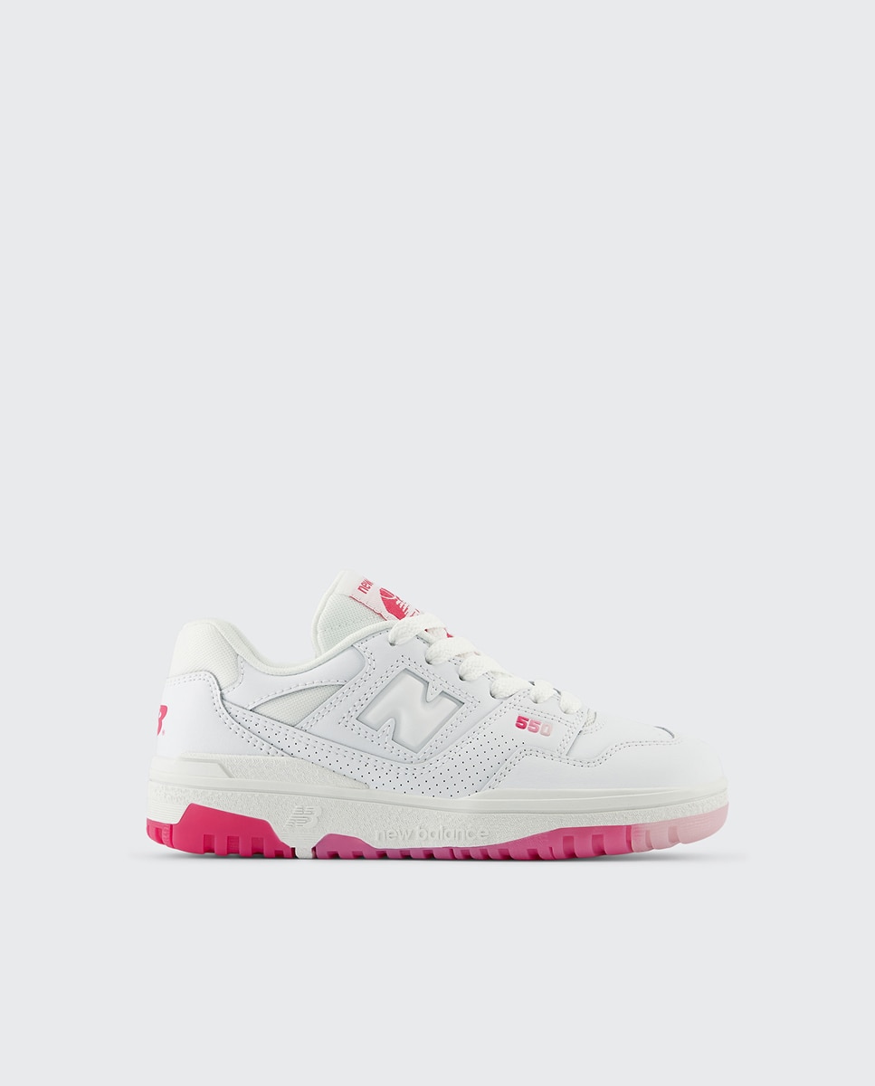 Sapatilhas Casual de Criança 550 Branco / Rosa-1