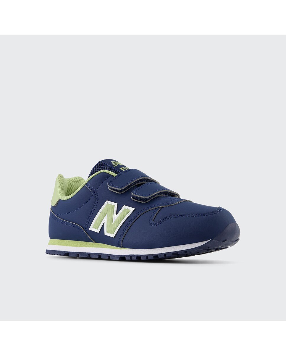 Sapatilhas casual de criança 500 New Balance Azul-marinho / Verde-2