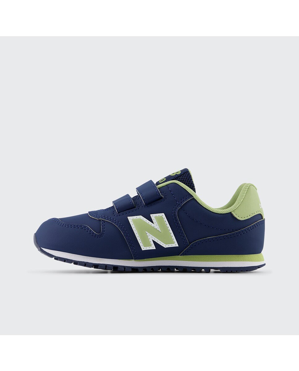 Sapatilhas casual de criança 500 New Balance Azul-marinho / Verde-4
