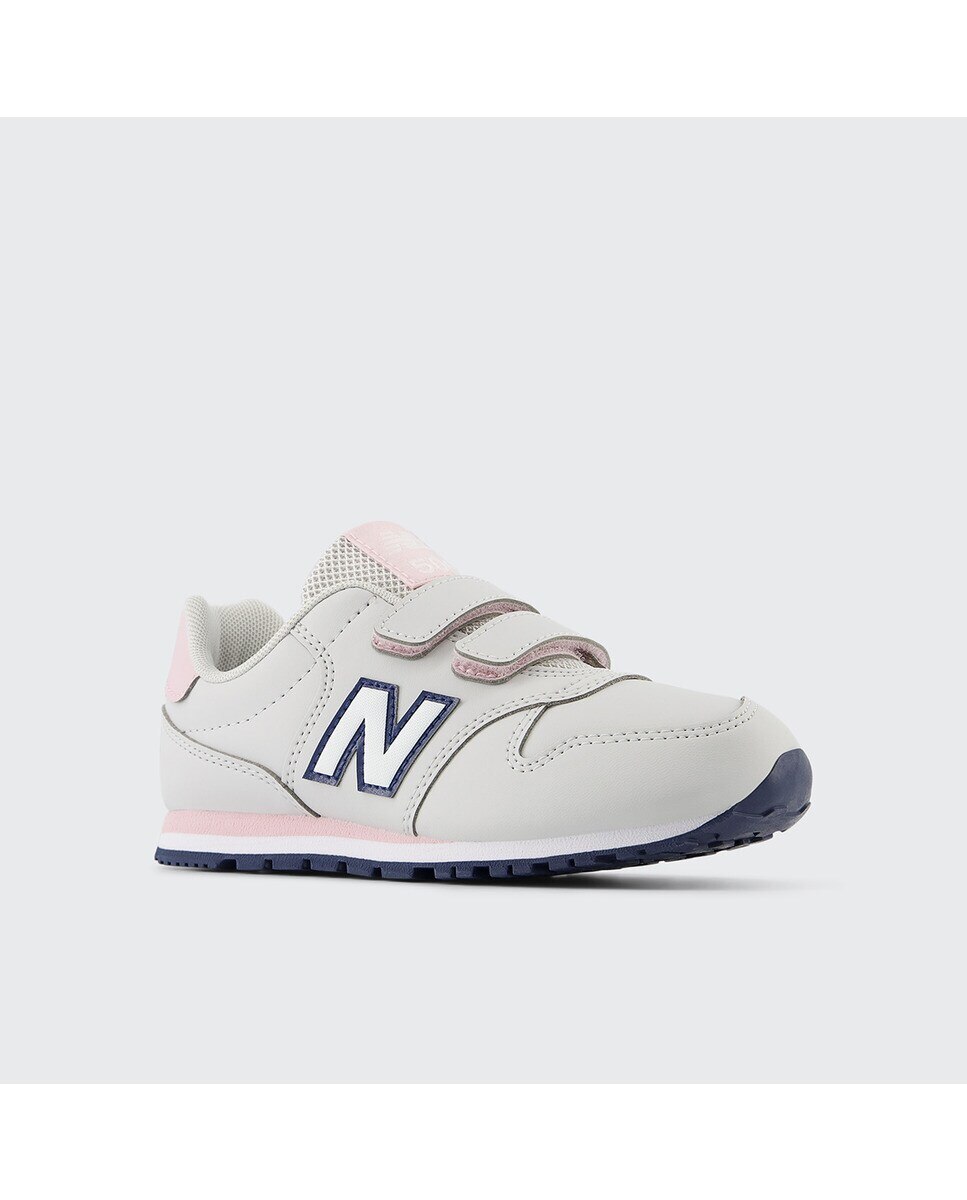 Sapatilhas casual de criança 500 New Balance Cinzento Claro / Rosa-2