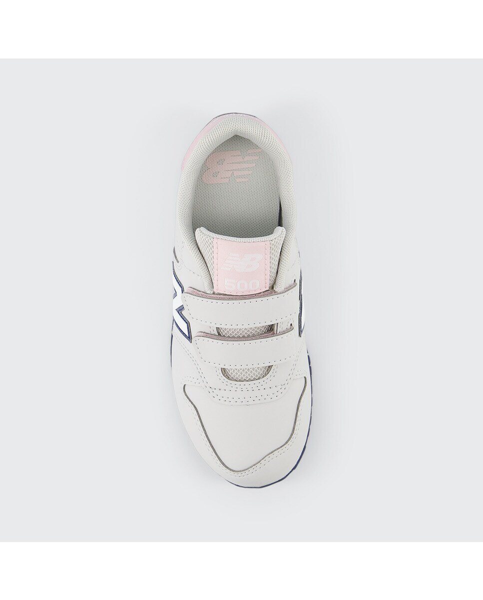 Sapatilhas casual de criança 500 New Balance Cinzento Claro / Rosa-3