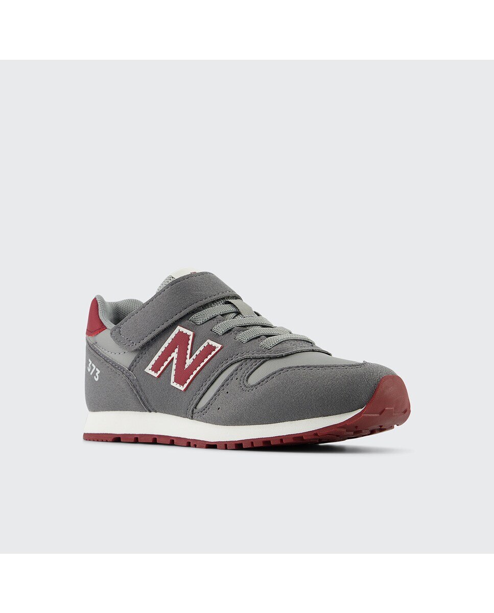 Sapatilhas casual de menino 373 New Balance Cinza / Grená-2