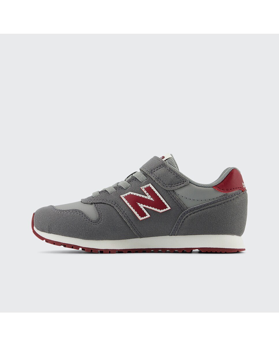 Sapatilhas casual de menino 373 New Balance Cinza / Grená-3