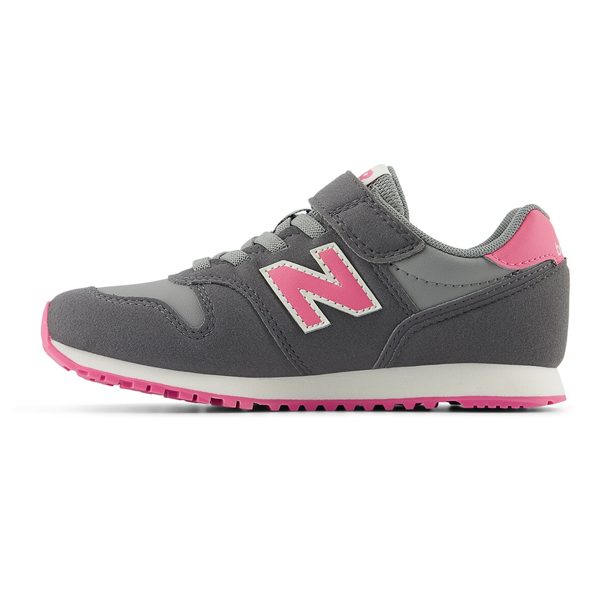 Sapatilhas casual de menino 373 New Balance Cinzento / Rosa-4