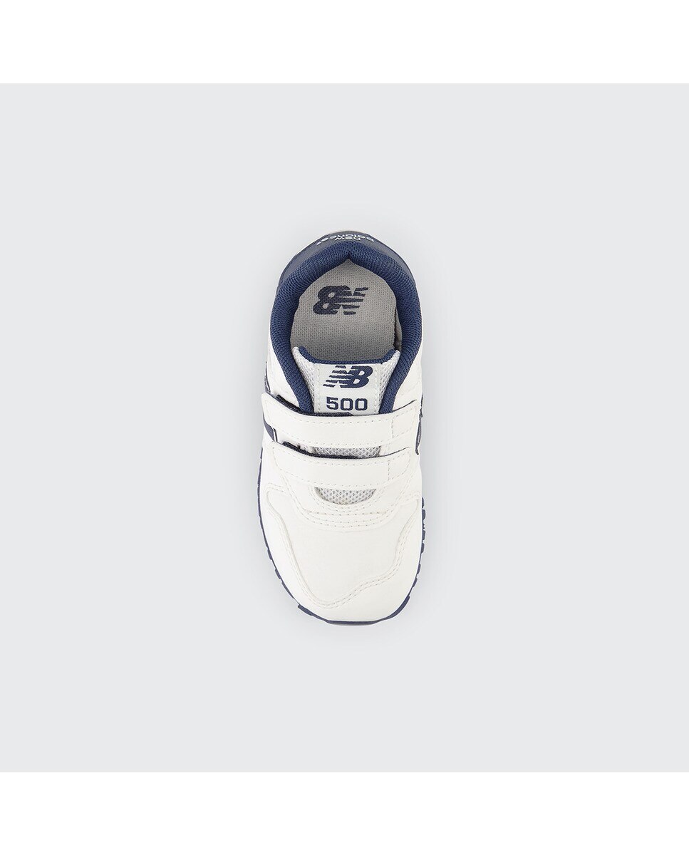 Sapatilhas casual de criança 500 New Balance Branco / Azul-marinho-3
