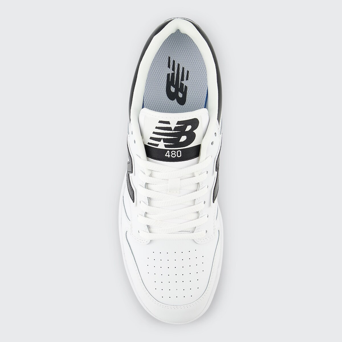 Sapatilhas Casual de Homem BB480LBK Branco / Preto-3