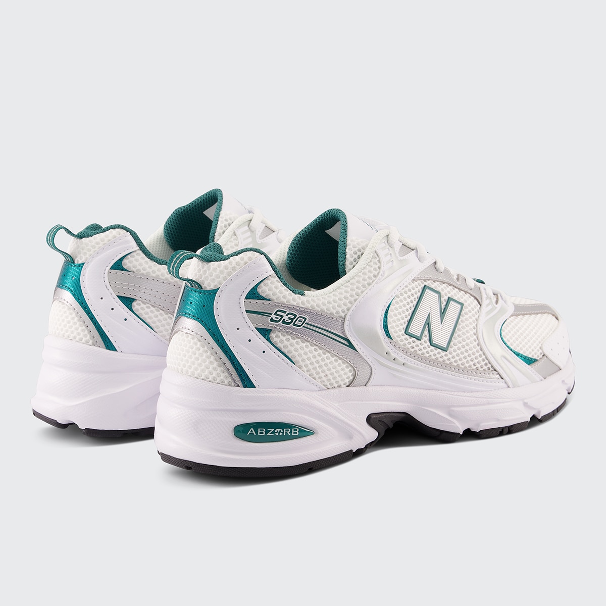 Sapatilhas Casual Unissexo MR530AB Branco / Verde-5