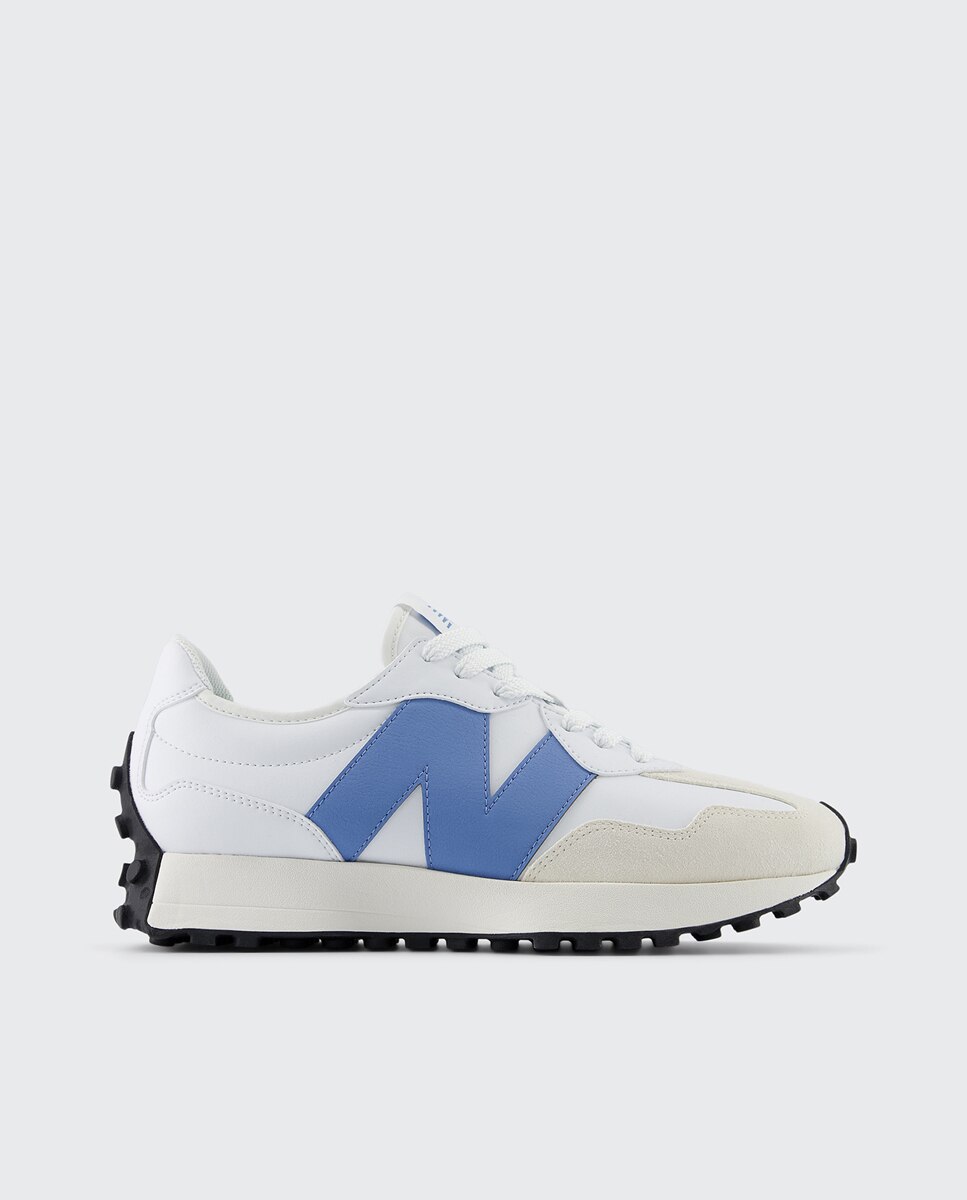 Sapatilhas Casual Unissexo U327SKB Branco / Azul-1
