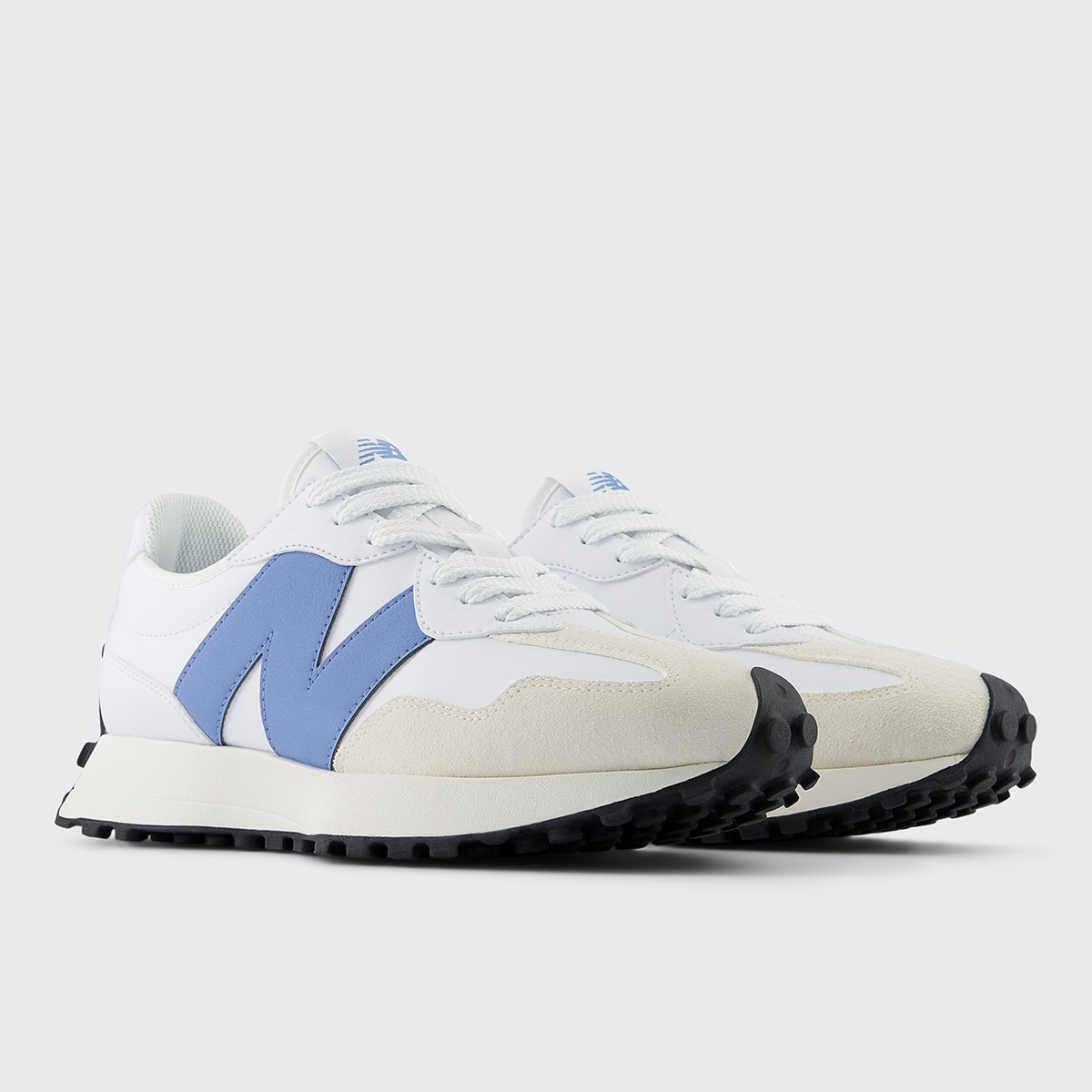 Sapatilhas Casual Unissexo U327SKB Branco / Azul-2