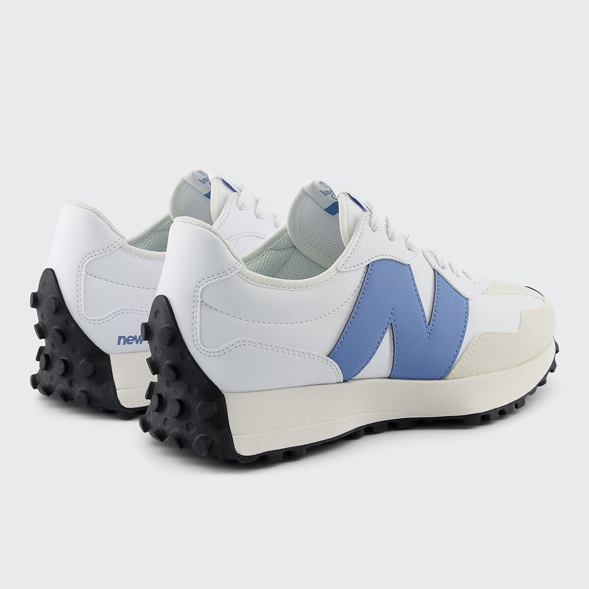 Sapatilhas Casual Unissexo U327SKB Branco / Azul-5