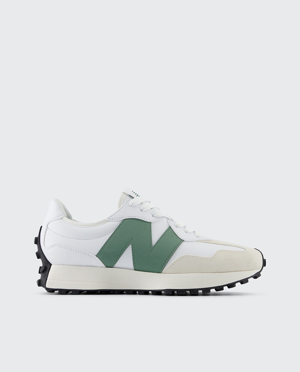 Sapatilhas Casual Unissexo U327SKC Branco / Verde-1