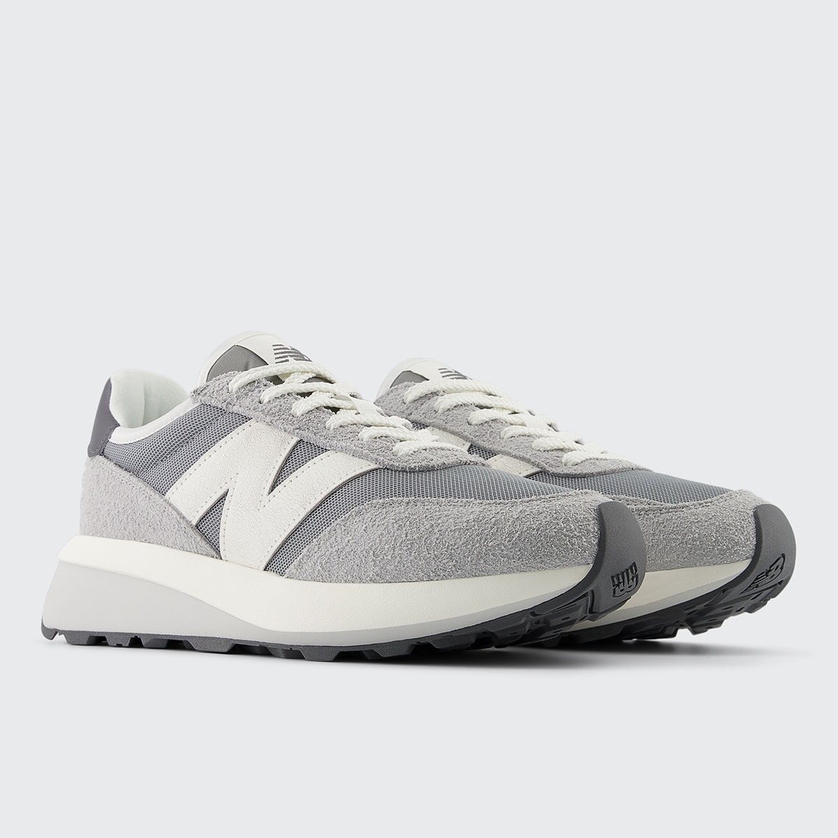 Sapatilhas Casual Unissexo U370AH Cinzento / Branco-2
