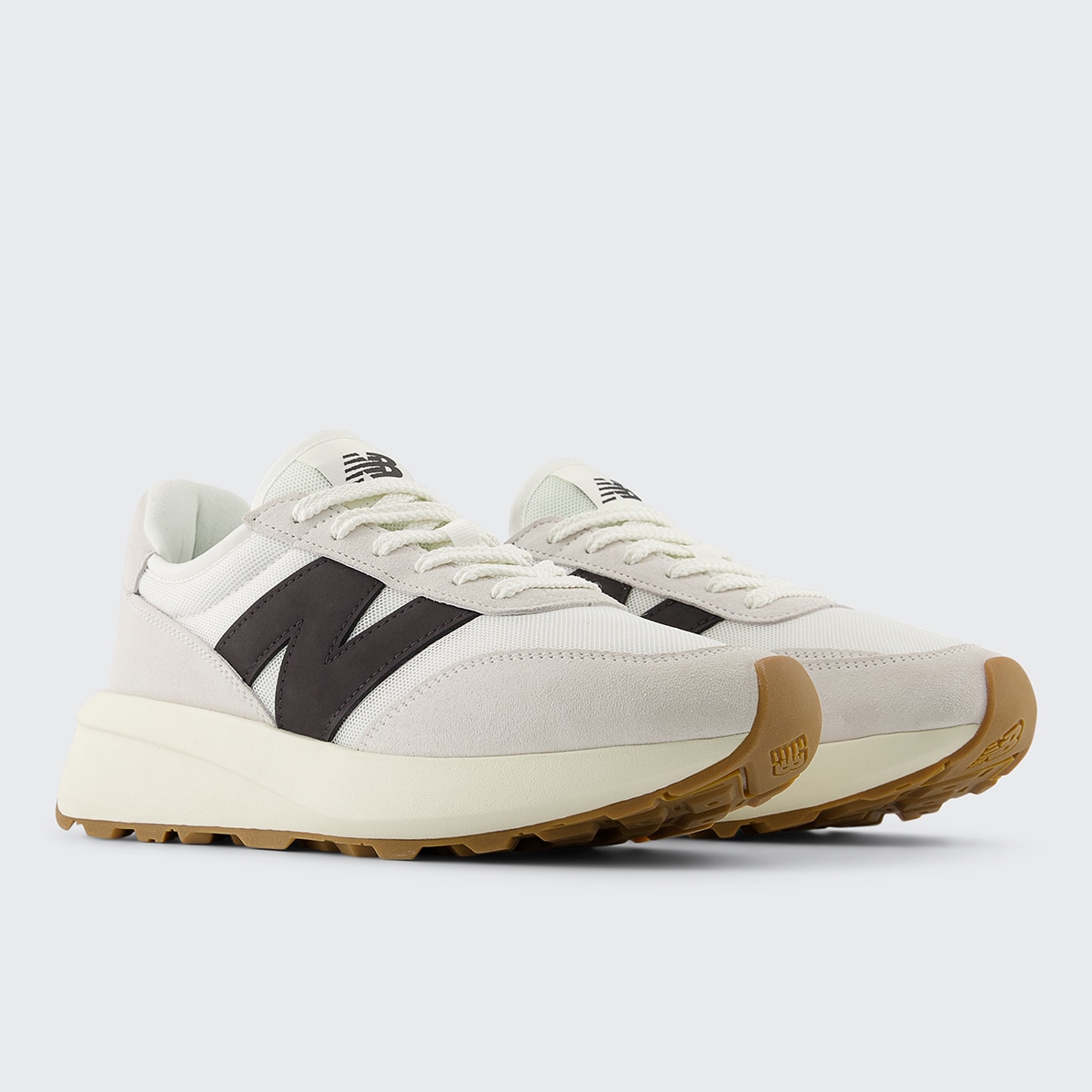 Sapatilhas Casual Unissexo U370CA Branco / Preto-2