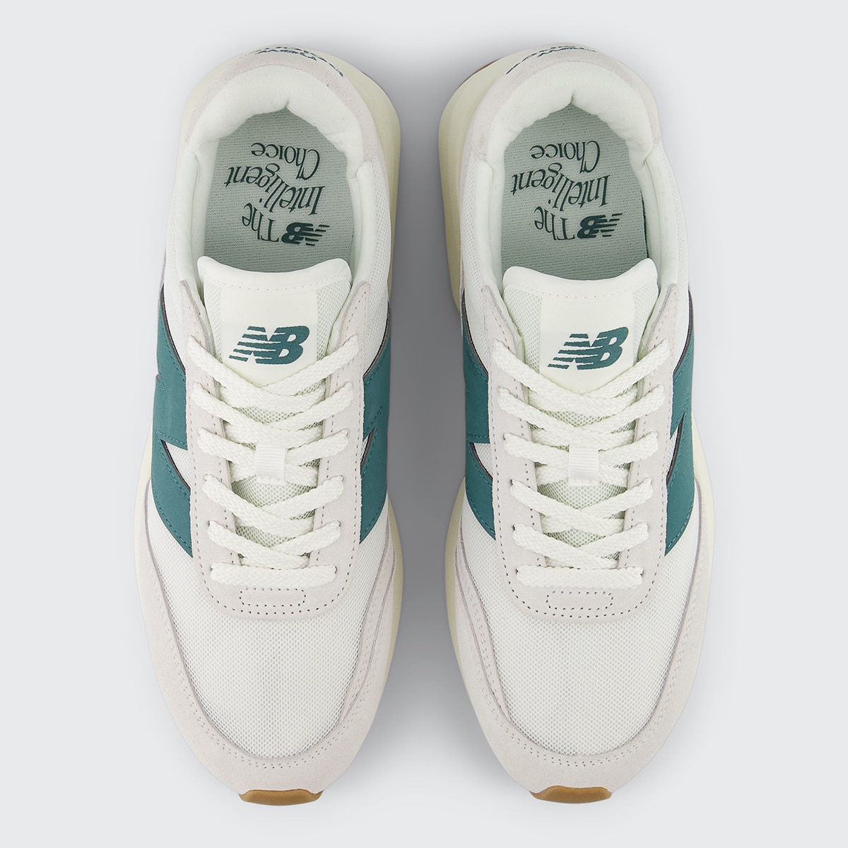 Sapatilhas Casual Unissexo U370CC Branco / Verde-3
