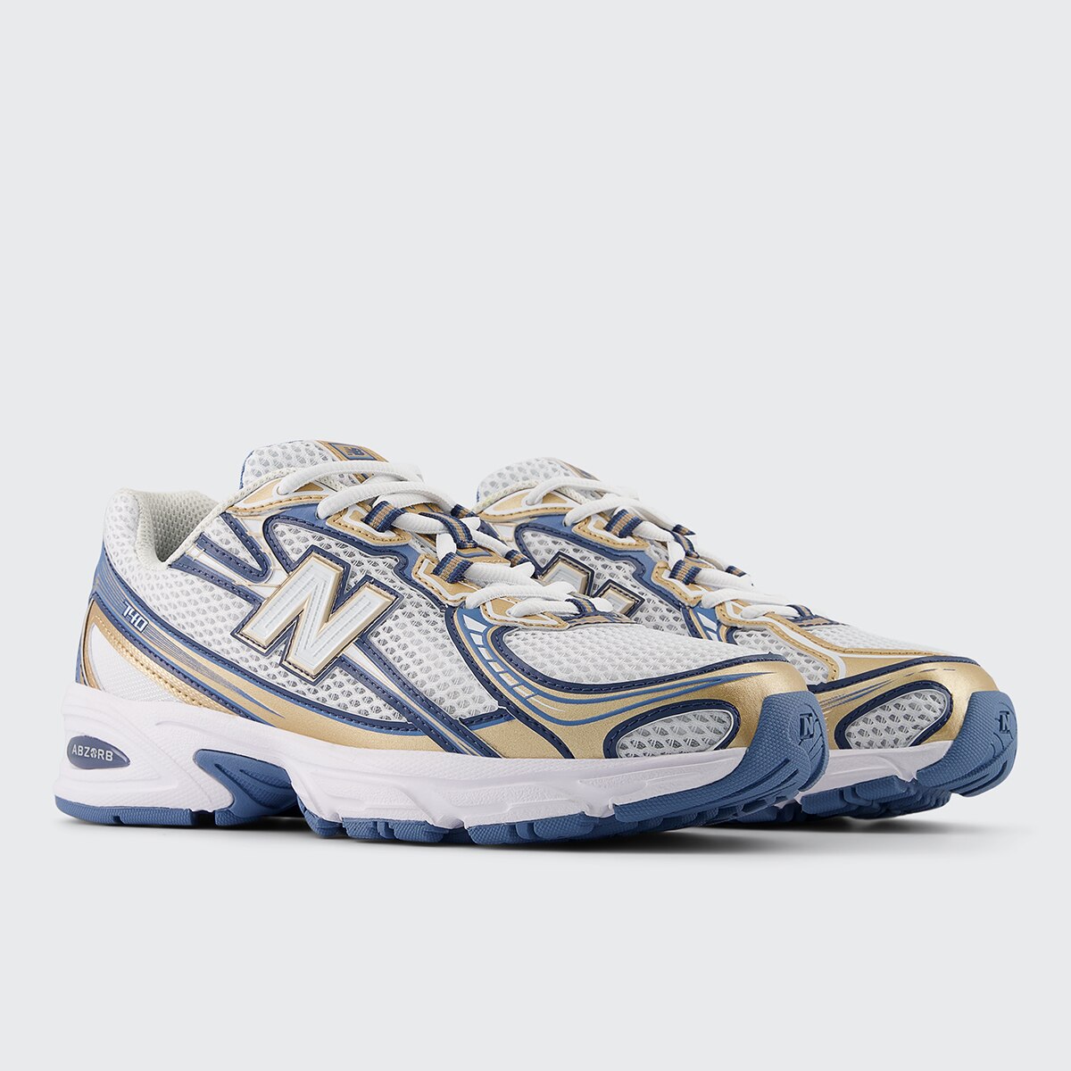 Sapatilhas Casual Unissexo U740HB2 Branco / Azul-2
