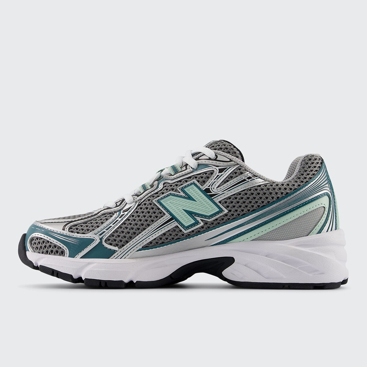 Sapatilhas Casual Unissexo U740NC2 Branco / Verde-4