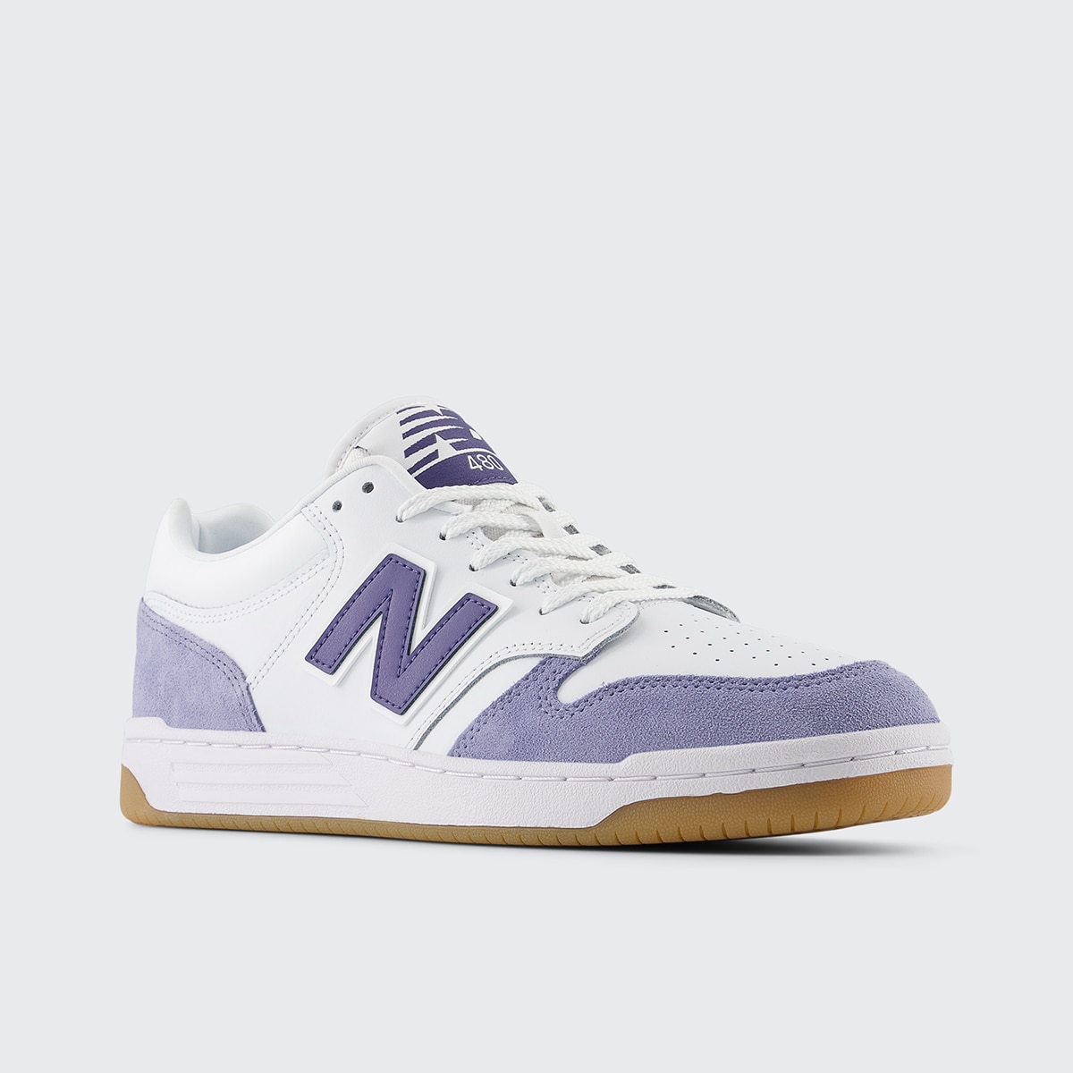 Sapatilhas Casual de Homem BB480LXB Branco/Roxo-2