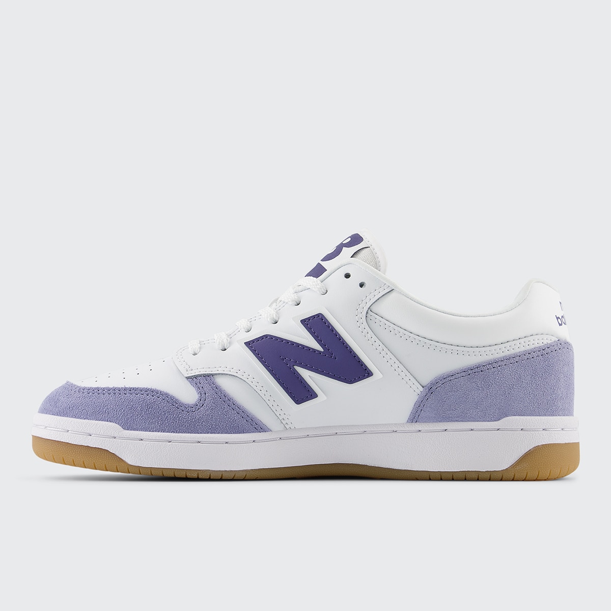 Sapatilhas Casual de Homem BB480LXB Branco/Roxo-4